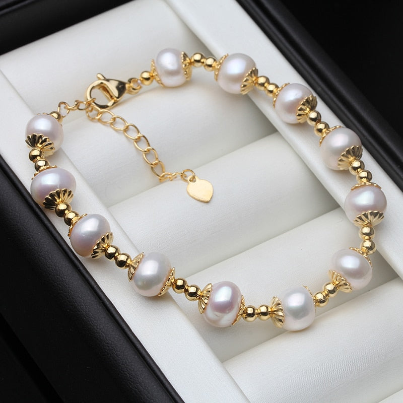 Poppy Rose Three Pearl Bracelet Sterling Silver, Freshwater Pearl | Blue  Ruby Jewellery