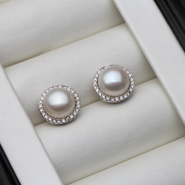 Natural Freshwater Pearl Earrings