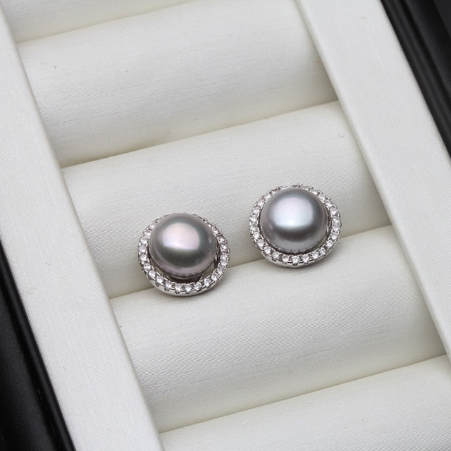 Natural Freshwater Pearl Earrings