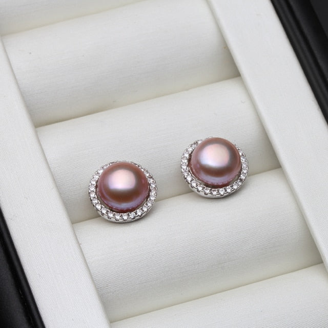 Natural Freshwater Pearl Earrings